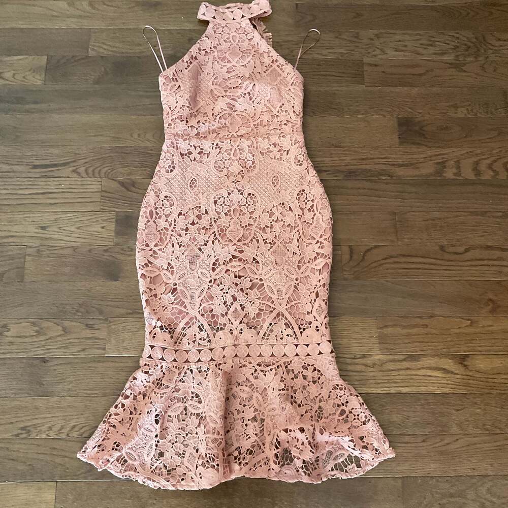 Two Sisters The Label Pink Lace Dress, AU 8 / US 4, New with Tags